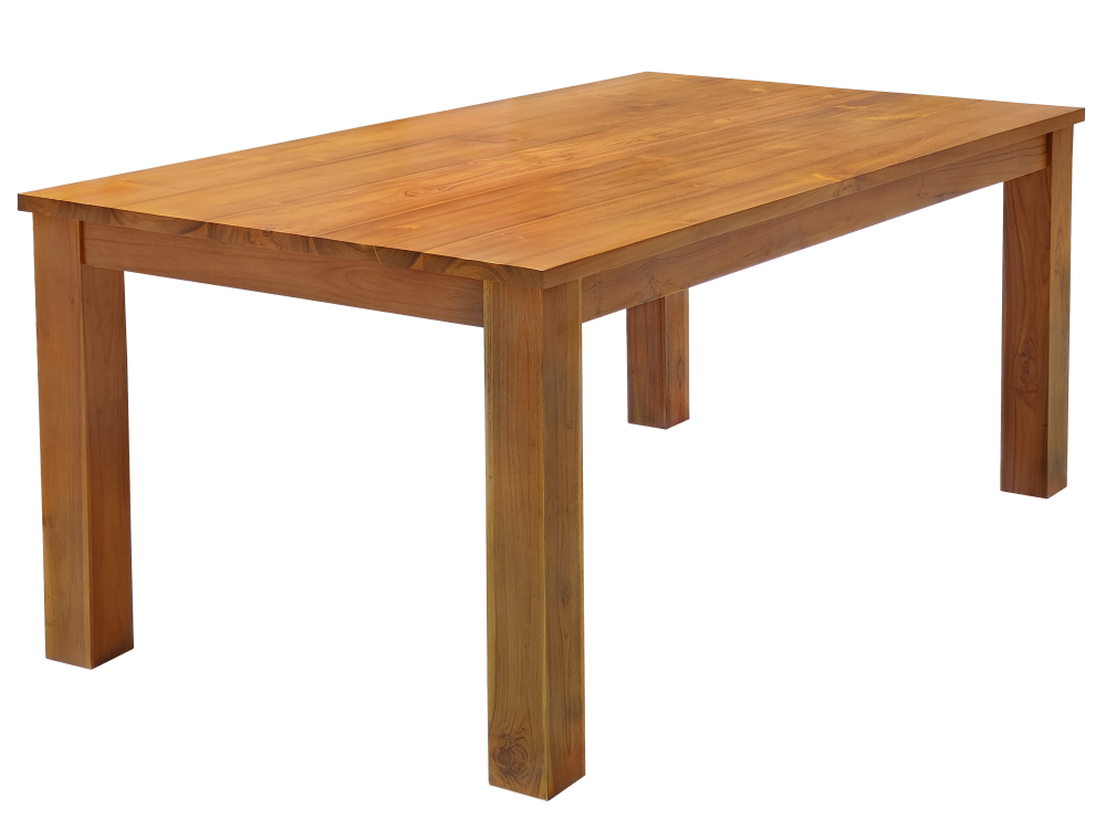 [DISABLED] Solid Teak Wood Furniture Dining Table (Model 001)